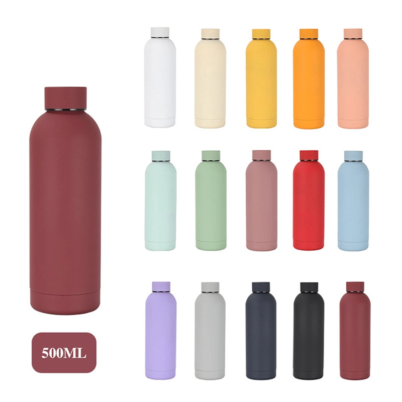 High Quality Portable Travel Bottle Stainless Steel Insulated Vacuum Flask in 500ml